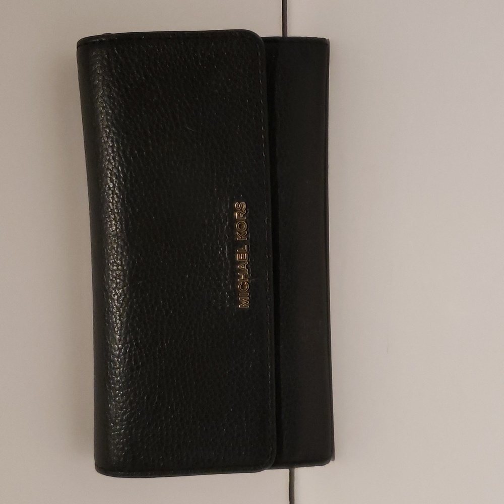 Michael Kors Black Leather Wallet
